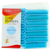 SOFT FOAM CUSHION HAIR ROLLERS,CURLERS HAIR CARE STYLING 5 SIZES 5 COLORS