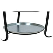 Madhus Collection Oval Galvanized Steel Pebbled Texture Beverage Tub, Rust Proof