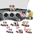 thumbnail image 3 of Car Interior Decoration Cute Couple Action-Figure Auto Ornament' Dash Lot C9, 3 of 8