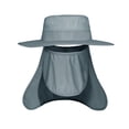 thumbnail image 4 of Sombrero de pescador Ligero Impermeable Yuyangstore Estilo E Gris, 4 of 8