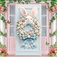 thumbnail image 1 of Xihbxyly Cubierta de Puerta de Pascua, Decoración Vibrante de Tela de Poliéster, Elegantes Cortinas para Interior y Exterior, Fácil Instalación para Una Atmósfera Festiva, Ideal para Exhibir En Tiend, 1 of 7