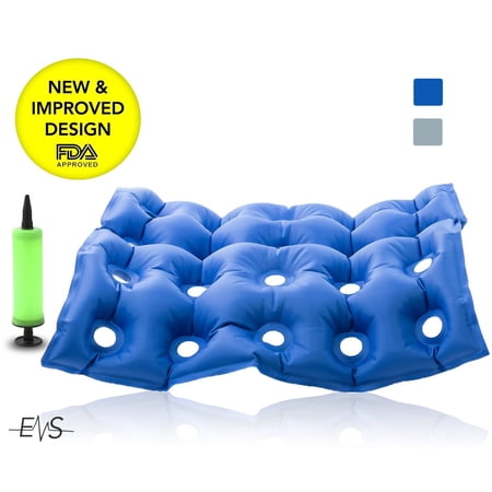 Premium Air Inflatable Seat Cushion 17' X 17' Heat Sealed Construction for Durability