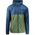thumbnail image 1 of ShirtBANC Men's Windbreaker Jacket Hooded Lightweight Water Resistant Raincoat, 1 of 5
