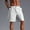 White#2, variant on New trending & for spring Viikei Men's Shorts with Elastic Waist,Men Casual Fashion Solid Shorts with Pocket Elastic Waist Zipper Short Pants White XL