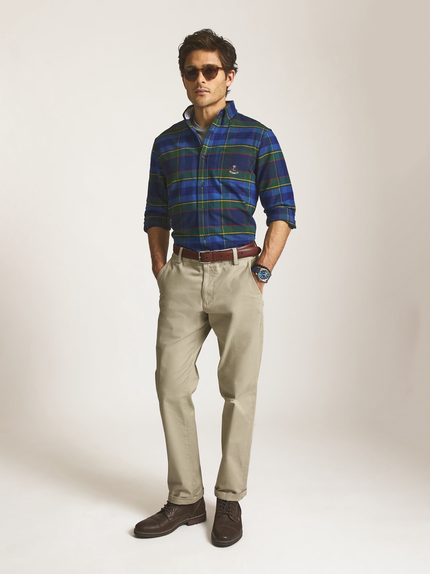 Chaps Men’s and Big Men’s Heritage Cotton Oxford Shirt, Sizes S–2XL