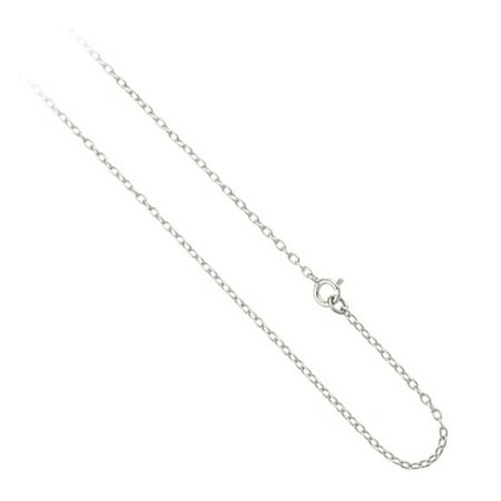 Tarnish Free 1mm Rolo Chain Necklace for Pendants 14