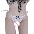 thumbnail image 4 of Ropa interior de encaje sexy para mujer, ropa interior cómoda y sólida, bragas íntimas, Tanga Fridja  nalpqowj44126, 4 of 5