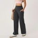 thumbnail image 2 of Pantalones de yoga anchos para mujer: cintura alta, bolsillos, tejido elástico, petite/regular/tall, tallas S-XXL para uso informal/deportivo., 2 of 7