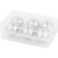 thumbnail image 2 of 6Pcs Stainless Steel Ice Cube Whiskey Vodka Stones Ball Ice Chiller Stone Beer Wine Cooling Bal for Whisky Bourbon Scotch Wine, 2 of 5