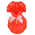 thumbnail image 2 of Flower Vase Shatterproof Desktop Decor Mini Lotus Leaf Mouth Imitation Ceramic Vase for Home, 2 of 9