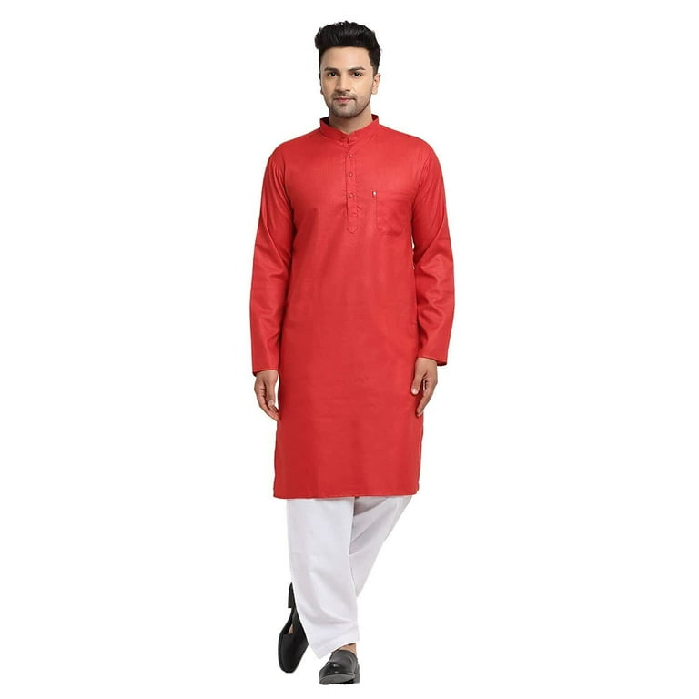 Indian Mens Traditional Kurta Ethnic Wear Kurta Handmade 