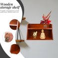 Phlegsive Wooden Desktop Storage Rack 2layer Shelf Office Organizer