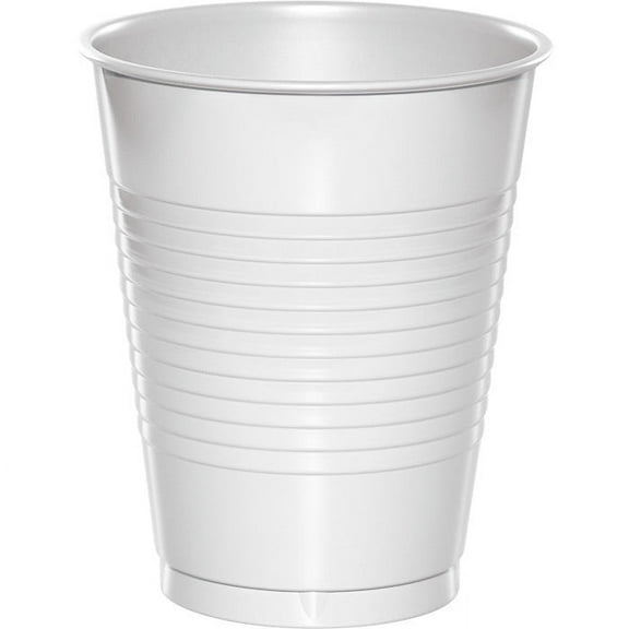 240 Count Bulk Pack White 16 oz Plastic Cups