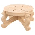 thumbnail image 5 of Durable Wood Plant Stand for Kids Use with Rustic Style and Stable Structure Khaki 5.5 Inches, 5 of 5