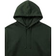 thumbnail image 4 of Milltex 8oz Midweight Fleece Hoodie Unisex CVC Cotton Blend Hooded Sweatshirt Soft Warm Pullover Blank Hoodie for Men Women Casual Everyday Wear Durable Comfortable Fit-Forest, 4 of 4