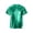 Green, variant on Kids Boys Girls Shiny T-Shirts Round Neck Short Sleeve Dance Tops Stage Performance Black 13-14