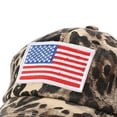 thumbnail image 4 of Lispipm Classic Low Profile Baseball Cap for Men Women Adjustable Cotton Hats with USA Flag Pattern Unisex Outdoor Sport Caps Beige, 4 of 6