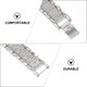 thumbnail image 3 of NUOLUX Pulsera Metálica Para Ajustable Y Resistente Color Plata Para Smartwatch, 3 of 8