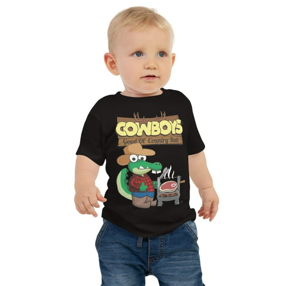 Baby Jersey Short Sleeve Tee (Black, 6-12m)
