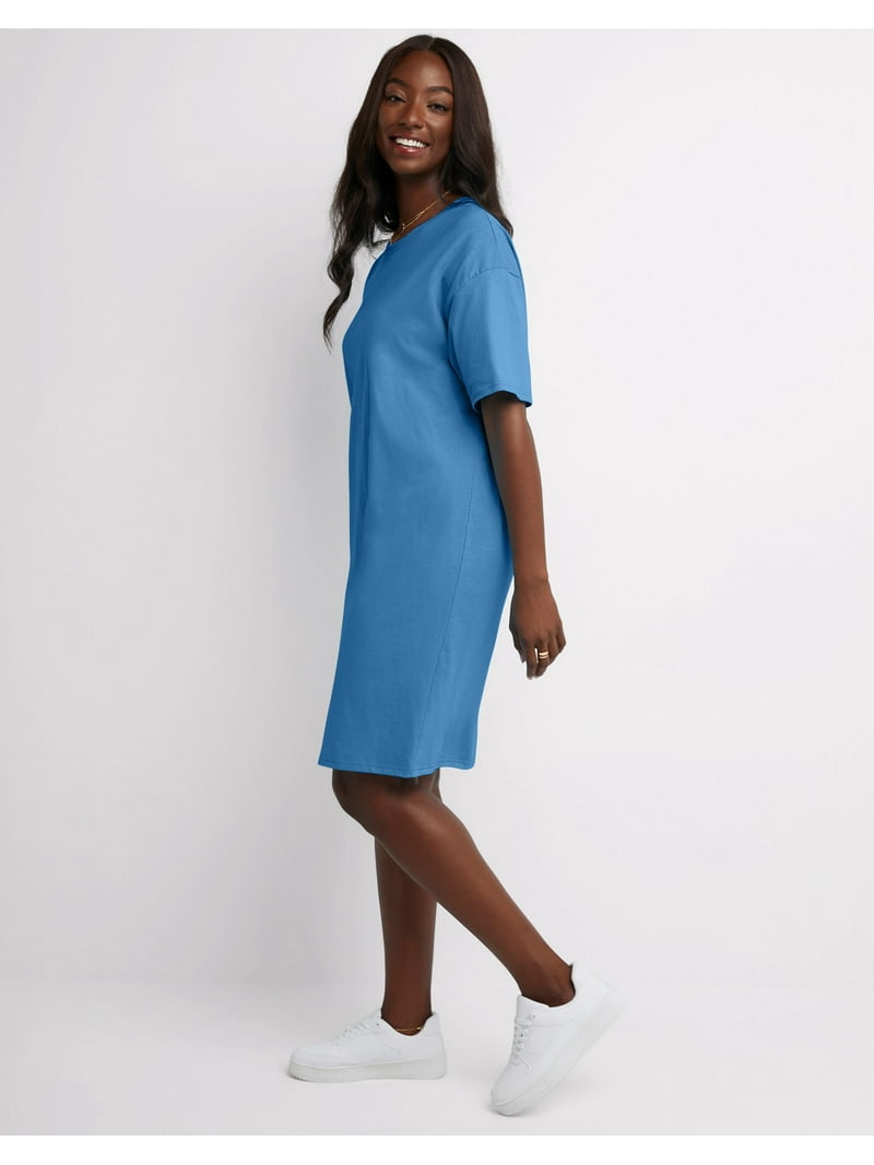 oversized blue t shirt dress Oversized T-shirt Dress, Loungewear Womens T-shirt Dress, Sleep shirt for women, Nightgown, Pijama Sleep T-shirts, Women Comfy Long T-shirt