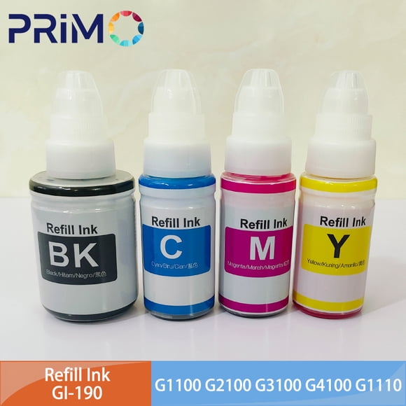 GI190 GI-190 GI 190 Bottle Water Based Dye Refill Ink for Canon PIXMA G1100 G2100 G3100 G4100 G1110 G1111 G2110 G2111 G3110
