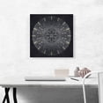 thumbnail image 2 of ARTCANVAS Art Deco Mosaic Design on Black Canvas Art Print - Size: 18" x 18" (0.75" Deep), 2 of 9
