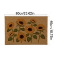 thumbnail image 3 of Botanical Print Faux Coir Doormat 24x16 Inch Outdoor Indoor Entryway Rug Dirt Trapping Non Slip Backing, 3 of 6