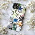 thumbnail image 5 of Cute Cartoon Collage Phone Case, Kawaii Bunny & Cat Sticker Art Cover for iPhone 17 16 15 14 13 12 11 Pro Max Plus Mini, 5 of 6