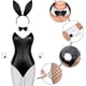thumbnail image 2 of Disfraz de conejito, lencería y cola para mujer, conjunto de traje de conejo para juego de roles, disfraz de Navidad para Halloween, fiesta de cosplay (extragrande), 2 of 4