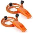 thumbnail image 1 of Silbatos de emergencia con cordón, silbato de seguridad, supervivencia, sonido estridente y fuerte, para kayak, chaleco salvavidas, chaqueta, senderismo, rescate, señalización K, 1 of 4