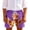 Purple, variant on Birthday Party Shorts for Kids, Solid Color or Cute Print, Breathable Polyester Swim Trunks with Pockets, Toddler to 14 Years