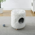 thumbnail image 2 of Sam's Pets Rocket® 18" White Cat Tree Cylinder, 2 of 5
