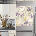 thumbnail image 3 of Yayeee Magnetic Dishwasher Cover for The Front Decoration Home Kitchen Machine Sticker Protector, Purple Floral Rabbit, 3 of 6