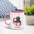 thumbnail image 5 of My Dog Is My Valentine Cute Labrador Retriever in Gift Box 11oz Accent Two-tone Mug Lab Dog Lover Gifts Coffee Tea Cup - 03006, 5 of 5