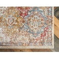 thumbnail image 6 of Unique Loom Verona Augustus Rug Beige/Red 7' 1" x 10' Rectangle Border Bohemian Perfect For Living Room Bed Room Dining Room Office, 6 of 7