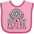 thumbnail image 3 of Inktastic Future Dart Player Dart Board Boys or Girls Baby Bib, 3 of 4
