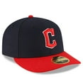 thumbnail image 3 of Men's New Era Navy/Red Cleveland Guardians Authentic Collection On-Field Home Low Profile 59FIFTY Fitted Hat, 3 of 6