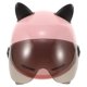 thumbnail image 3 of Casco decorativo universal para ciclismo, casco de media cara con orejas de gato, casco para montar al aire libre, casco de bicicleta eléctrica de verano., 3 of 7