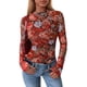 thumbnail image 1 of PRETTYGARDEN Camisa de Malla Floral de Manga Larga para Mujer XXL, 1 of 8