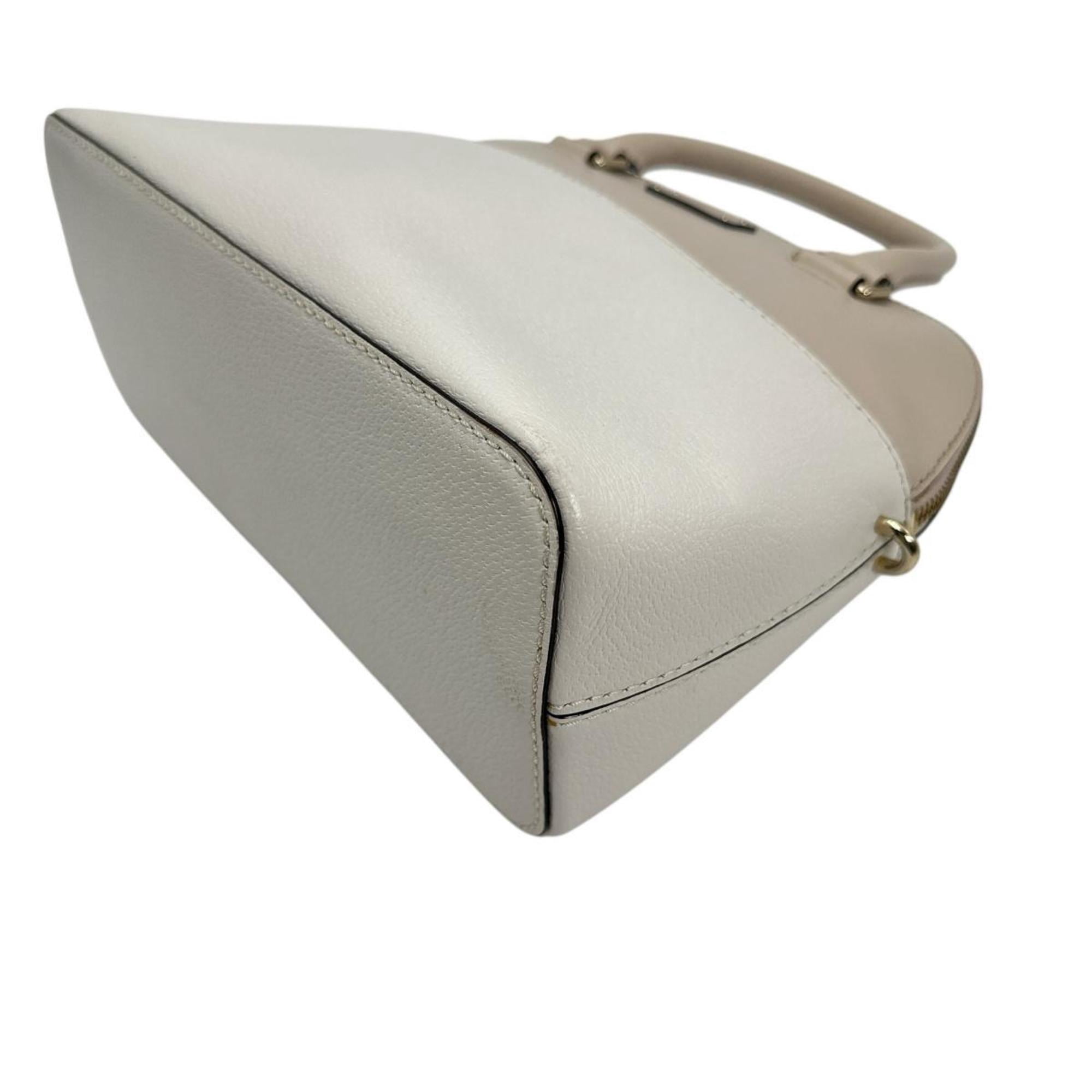 Pre-Owned Kate Spade Handbag 2WAY Bag Leather Beige (Good)