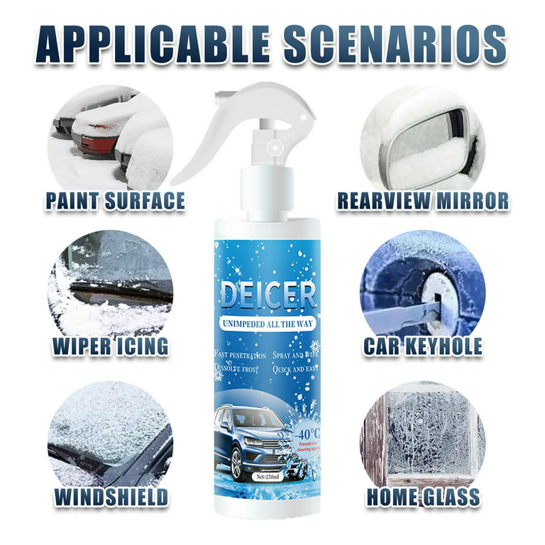 250ML Car Windshield Ice Remover Spray Deicing Deicer Defroster
