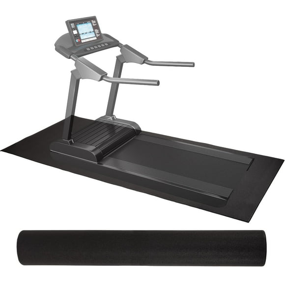 Elevon Tapis d'Équipement de Gym et de Mise en Forme Haute Densité 2,5 Pieds x 5 Pieds pour Protection de Plancher, Noir