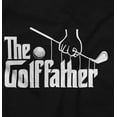 thumbnail image 2 of Funny Family The Golf Father Joke Men's Big & Tall Crewneck Graphic Tee Brisco Brands 5X, 2 of 6