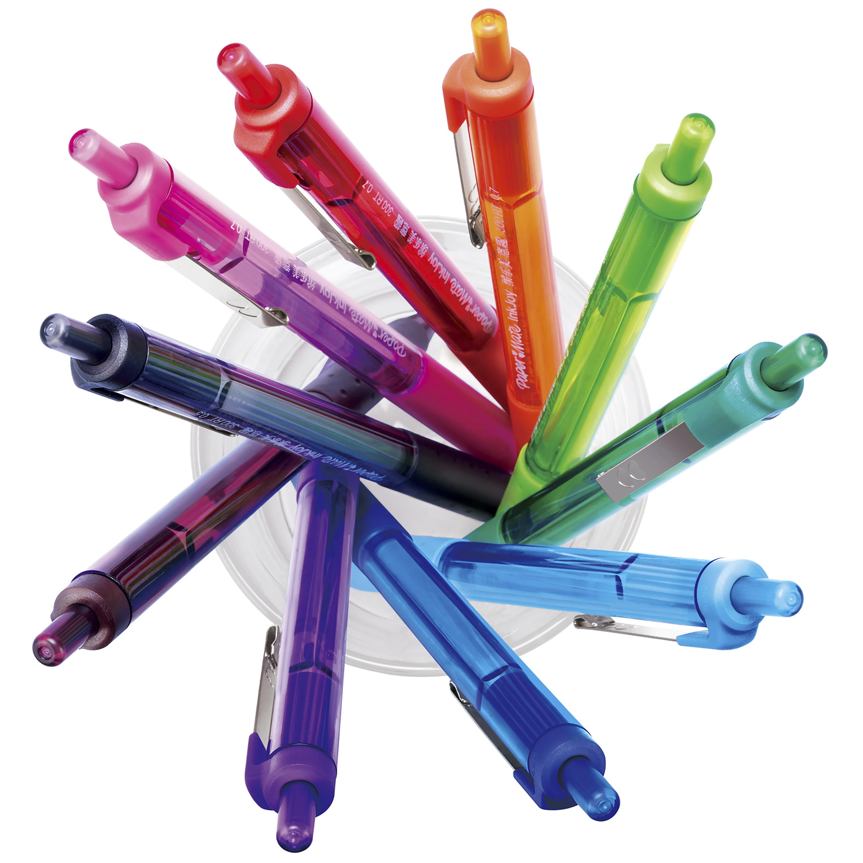 Lot 8 stylos bille InkJoy Paper Mate - Stylos bille Papermate