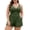 Army Green, variant on Qiopertar Plus Size Tankini Swimsuits for Women Vintage Ruffle Swim Dress Two Piece Bathing Suits High Waist V Neck Tummy Control Modest Beach Pool Party, Blue 4XL
