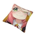 thumbnail image 3 of Anya Forger Spy X Throw Pillow Cover Decoration Pillow Case Cushion for Home Sofa Couch 18"x18", 3 of 7
