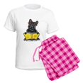 thumbnail image 5 of CafePress - Frenchie Bookworm Women's Light Pajamas - Women's Short Sleeve Print T-Shirt and Pants Light Cotton Pajama Set, 5 of 7