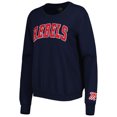 thumbnail image 2 of Women's Colosseum Navy Ole Miss Rebels Campanile Pullover Sweatshirt, 2 of 3