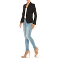 thumbnail image 2 of FashionStream MOA Women's Fitted Long Sleeve Open Front Blazer for Office & Work, 2 of 7