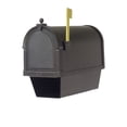 thumbnail image 6 of Special Lite Products Berkshire Curbside Mailbox with Newspaper tube and Sorrento front single mailbox mounting bracket, 6 of 7